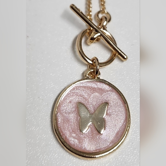 JOSSLYNN JEWELRY 3 Layer Gold-Tone Butterfly and Ring Set NWT - Picture 4 of 16